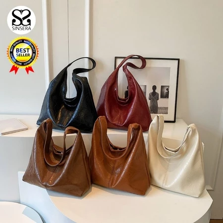 JEMYNA Tote Bag Wanita - Tas Bahu Wanita - Totebag Kuliah Tote Bag Kerja Wanita Kekinian Sintetis
